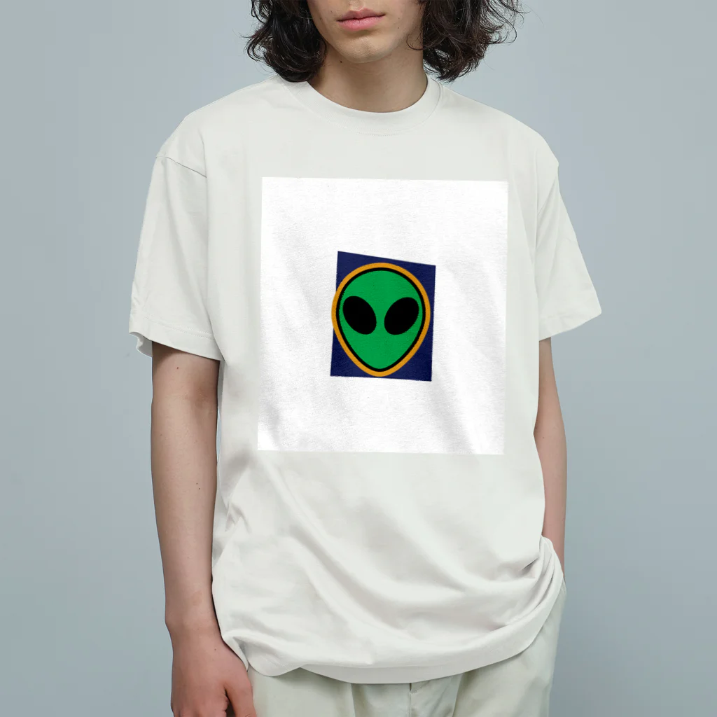 norimitu-の宇宙人2 オーガニックコットンTシャツ