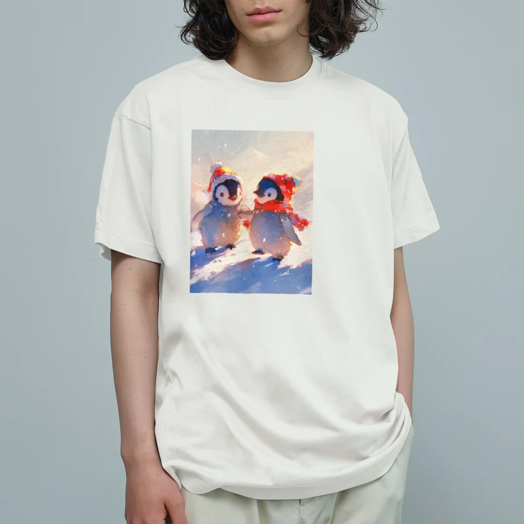 AQUAMETAVERSEの仲良くしようね　ラフルール　1859 オーガニックコットンTシャツ