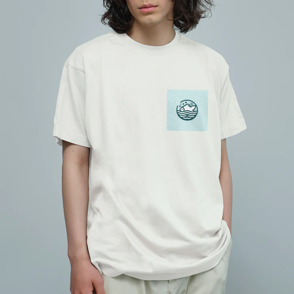 maturedのシンプルなお魚 Organic Cotton T-Shirt