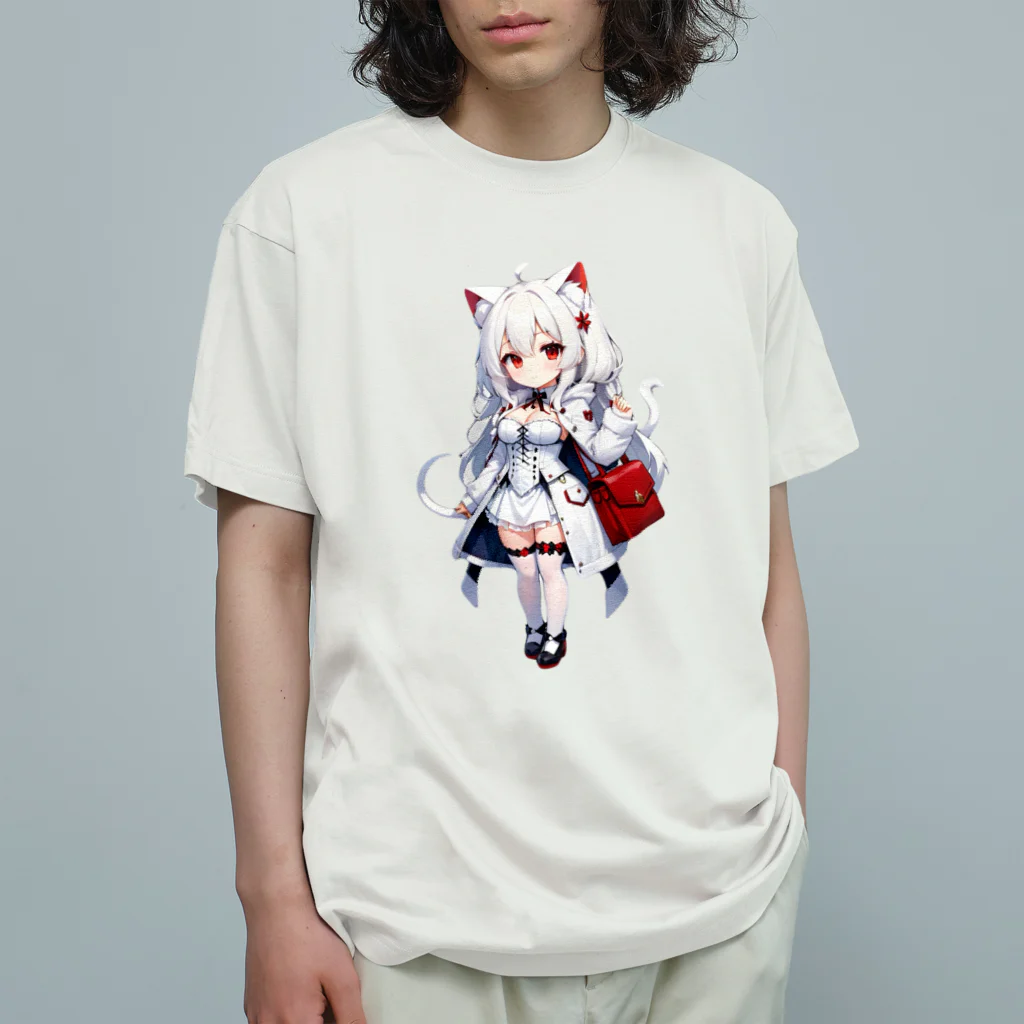 AzurのAria 普段着ディフォルメ Organic Cotton T-Shirt