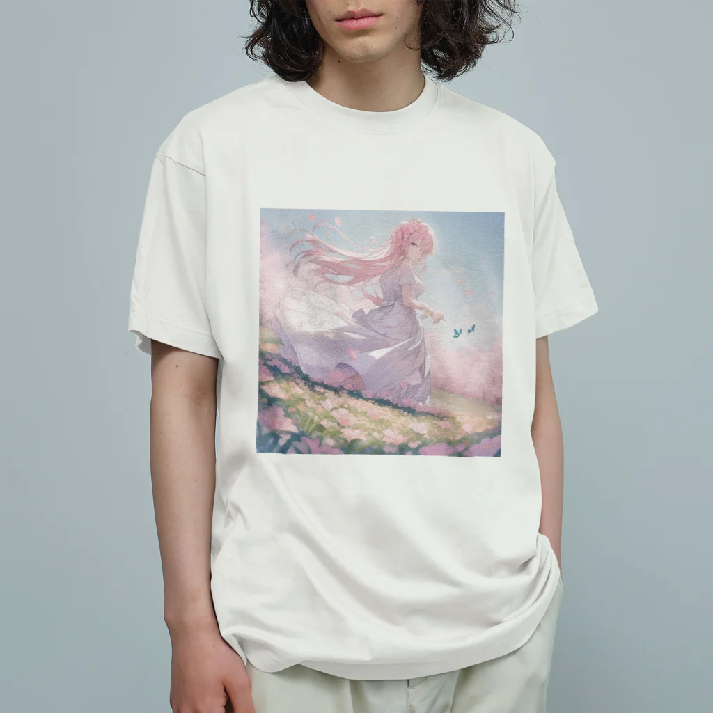 R-mayの草原の少女 Organic Cotton T-Shirt