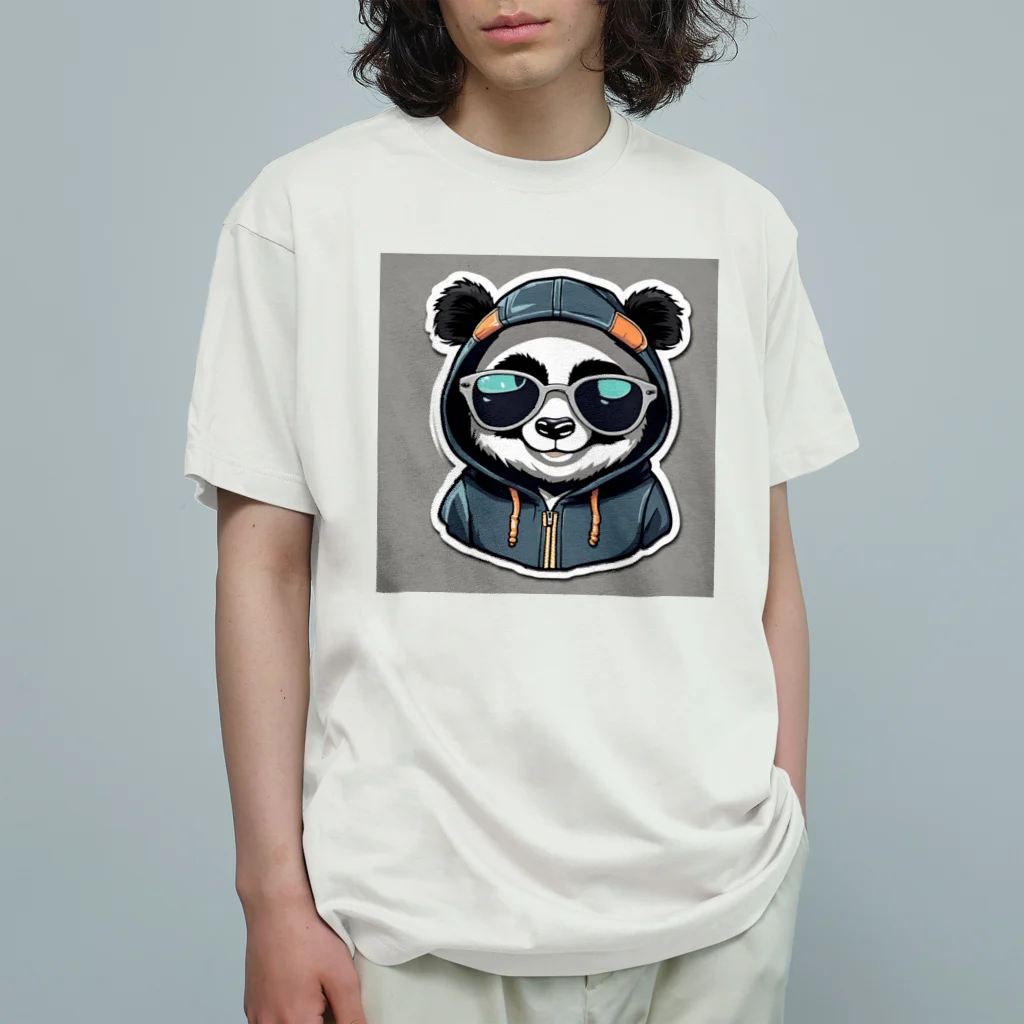 pandownloadのパーカーサングラスのワルパンダ？ Organic Cotton T-Shirt