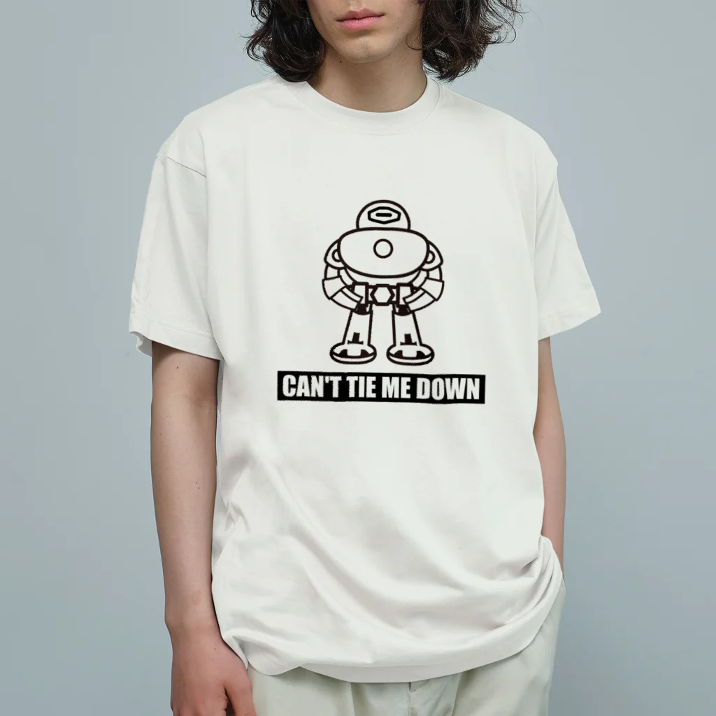 Robot_Pro-Wrestling_Dekinnokaのロボットプロレス　サアガ (Saaga) オーガニックコットンTシャツ