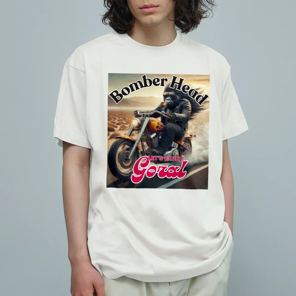 Donky Goriのボンバーヘッド2 Organic Cotton T-Shirt