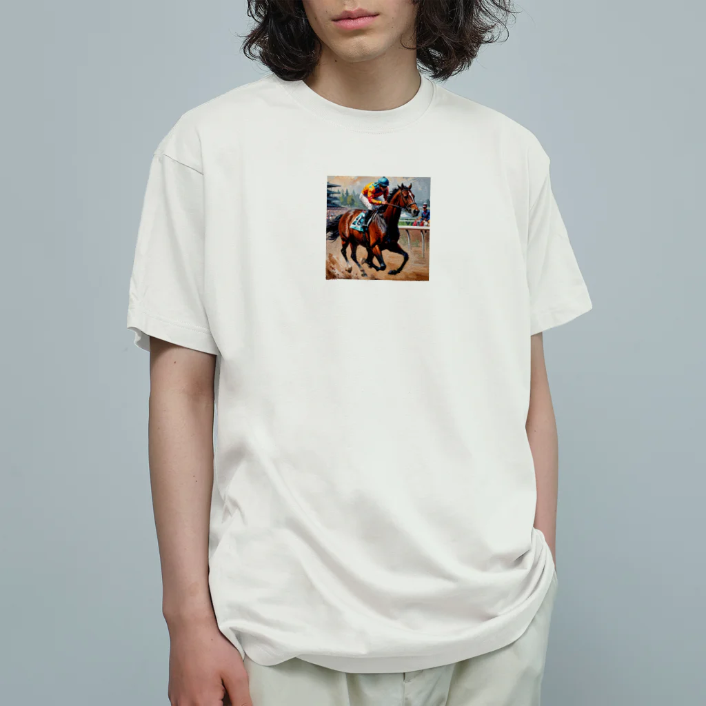 幸運グッズのサラブレット Organic Cotton T-Shirt