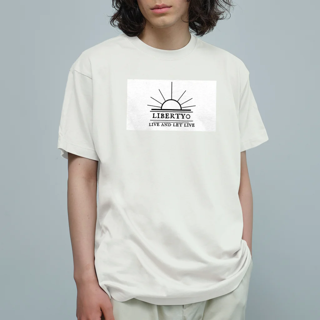 liberty0「リバティ・ゼロ」のliberty0(ホワイト) Organic Cotton T-Shirt