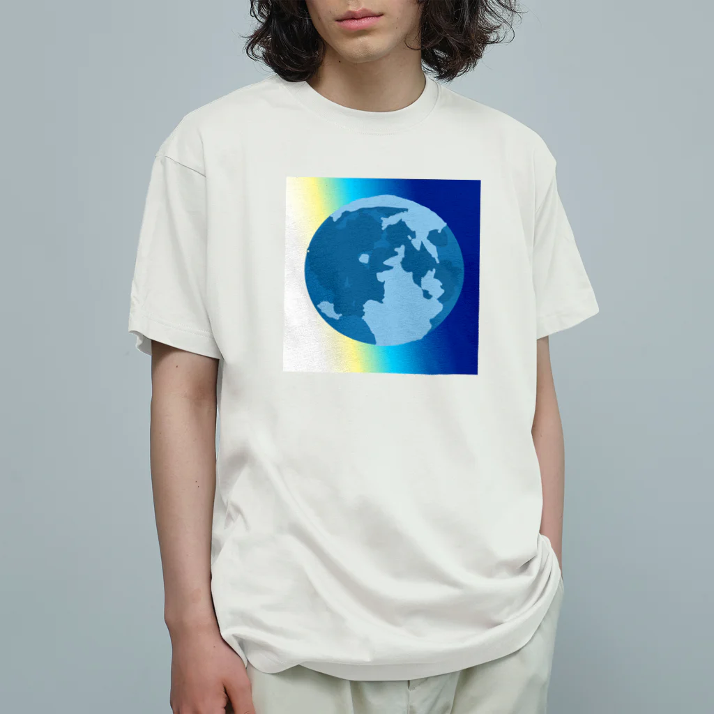 noiSutoaの青いボールの神秘的な美しさ Organic Cotton T-Shirt