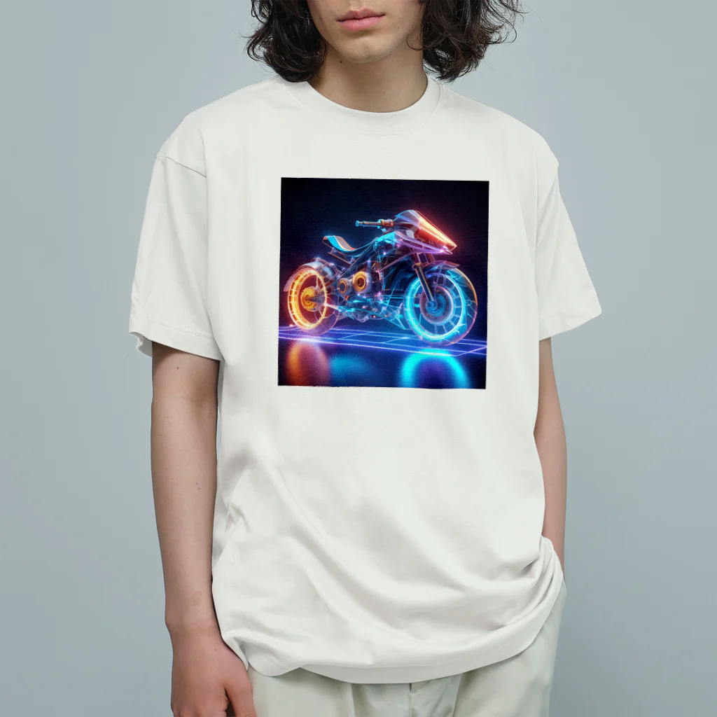 kenny777のバイクホログラム Organic Cotton T-Shirt