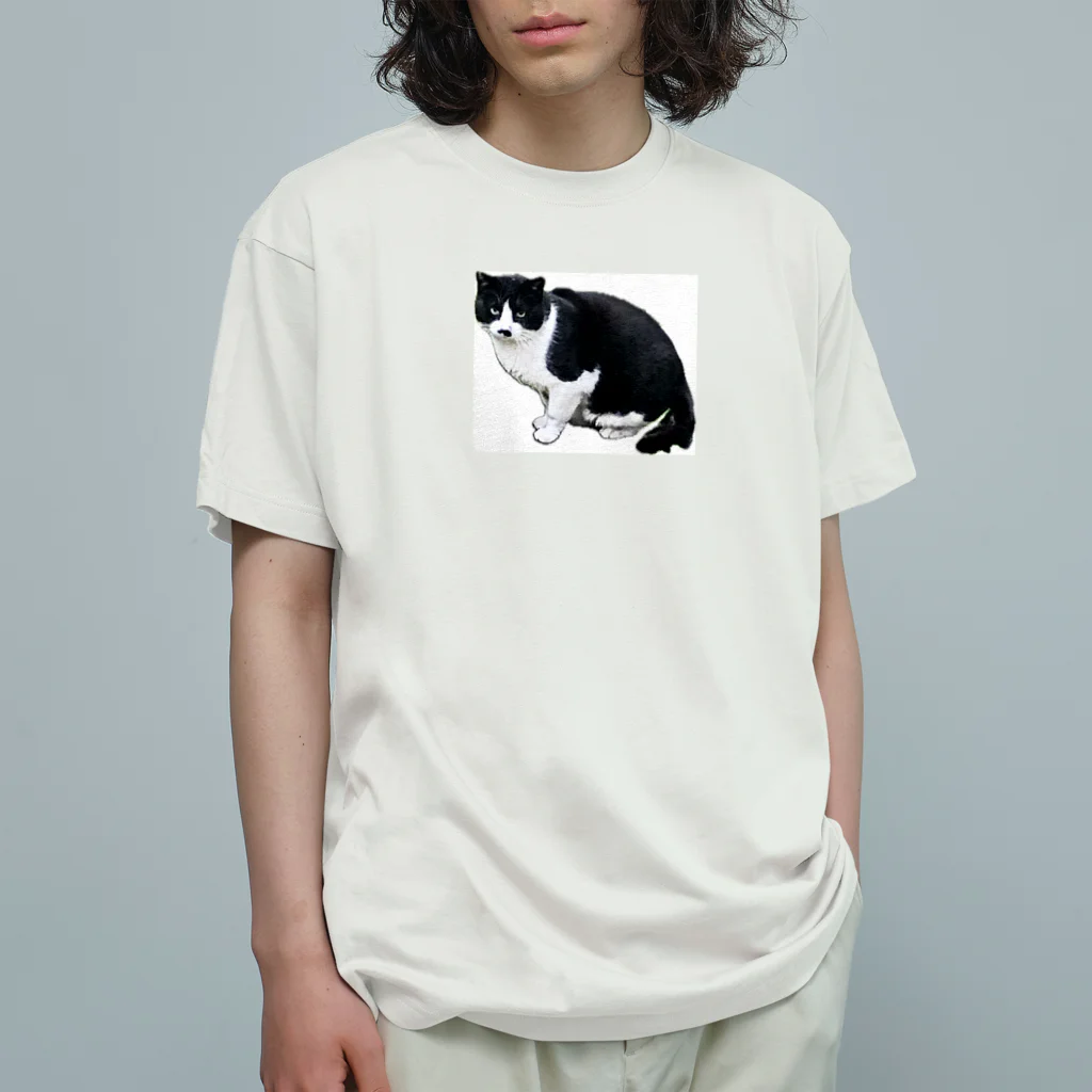 たまたまの近所の野良猫 オーガニックコットンTシャツ