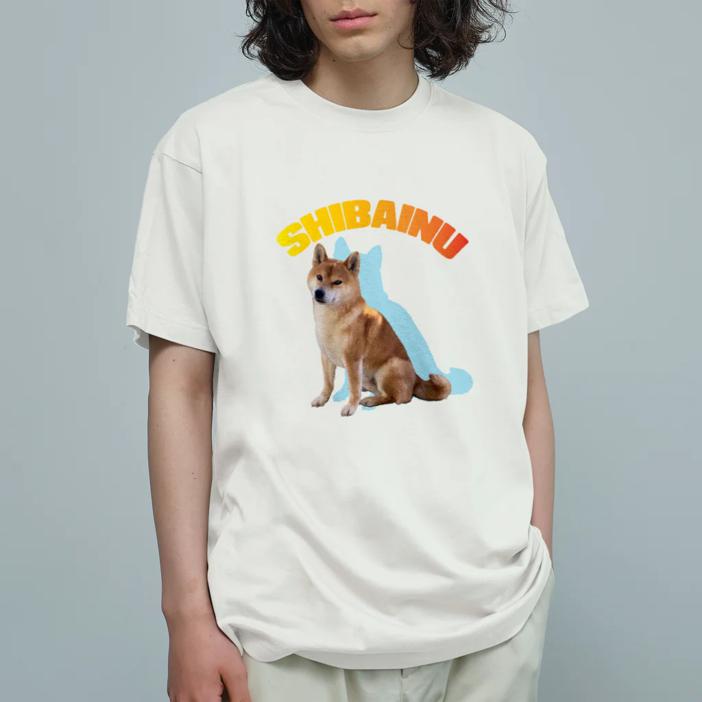 LLC Reality のSHIBAINU（ソラくん）おすわり Organic Cotton T-Shirt