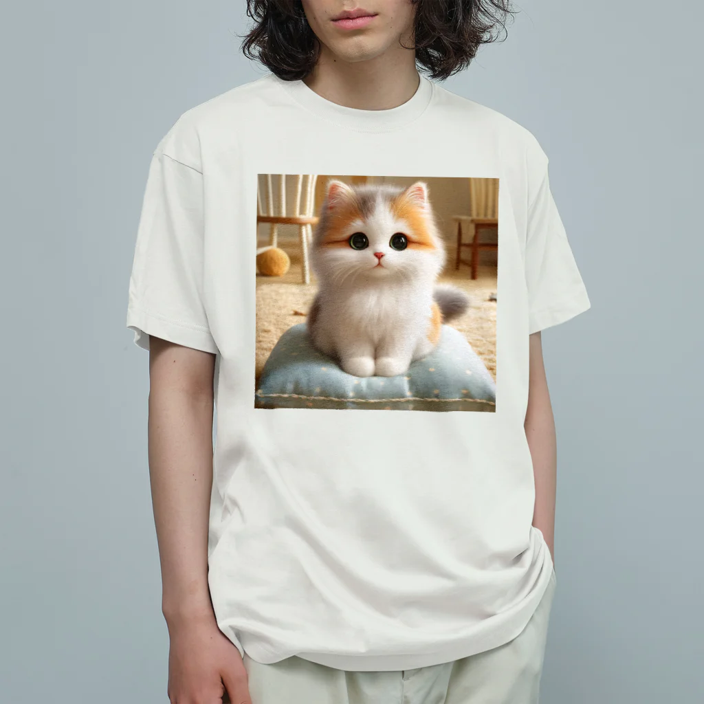 もふもふしたいのもふもふのねこちゃん01 Organic Cotton T-Shirt