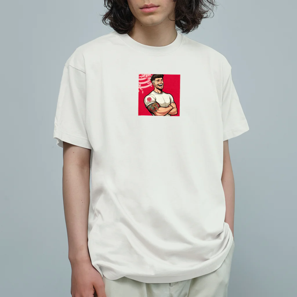 yuya_yuyaの爽やか色男 オーガニックコットンTシャツ