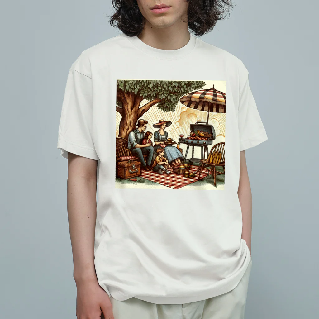 uhrsiyのヴィンテージイラスト Organic Cotton T-Shirt