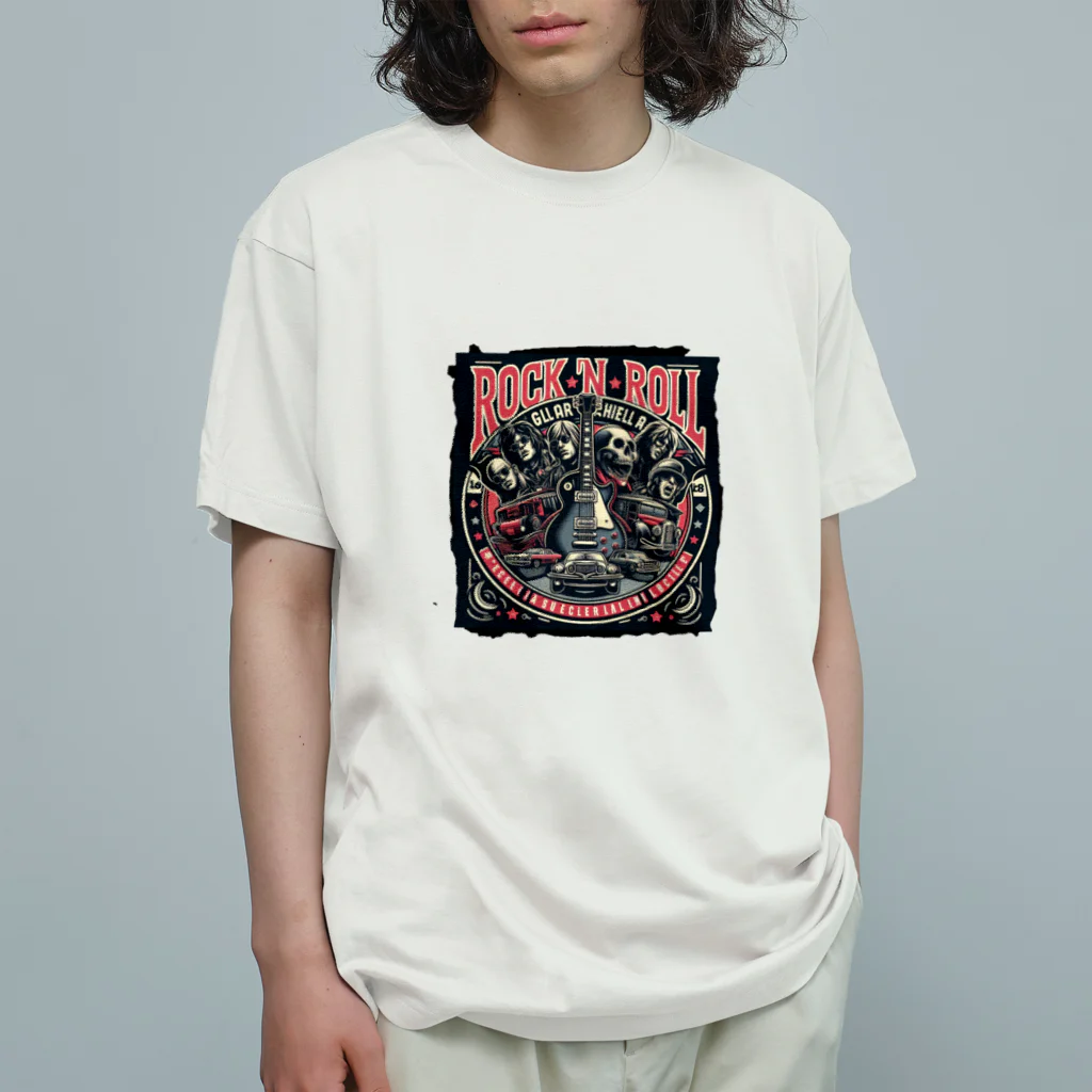 ロック堂のロックンロール Organic Cotton T-Shirt