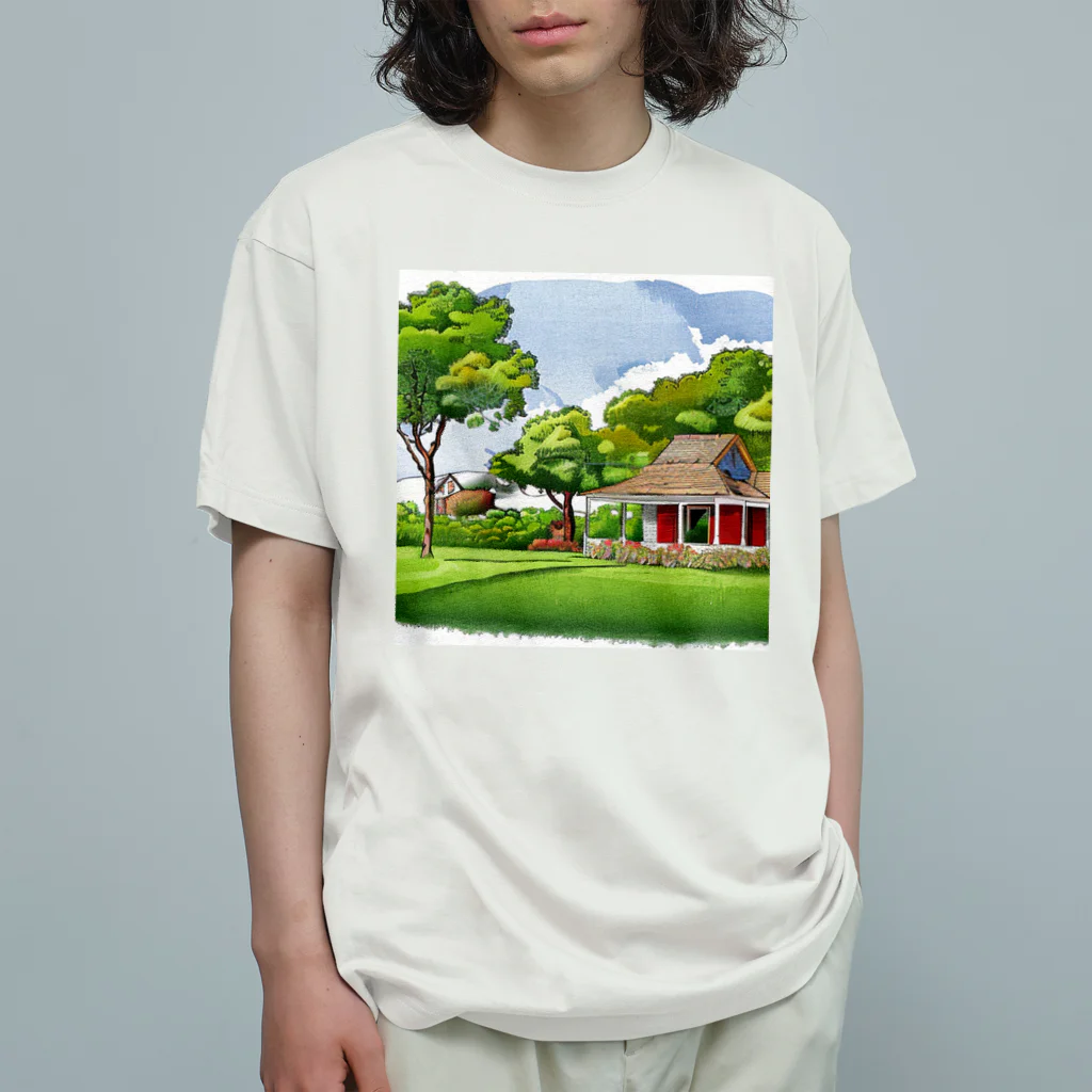 positive_poem05の作詩場所の風景 オーガニックコットンTシャツ