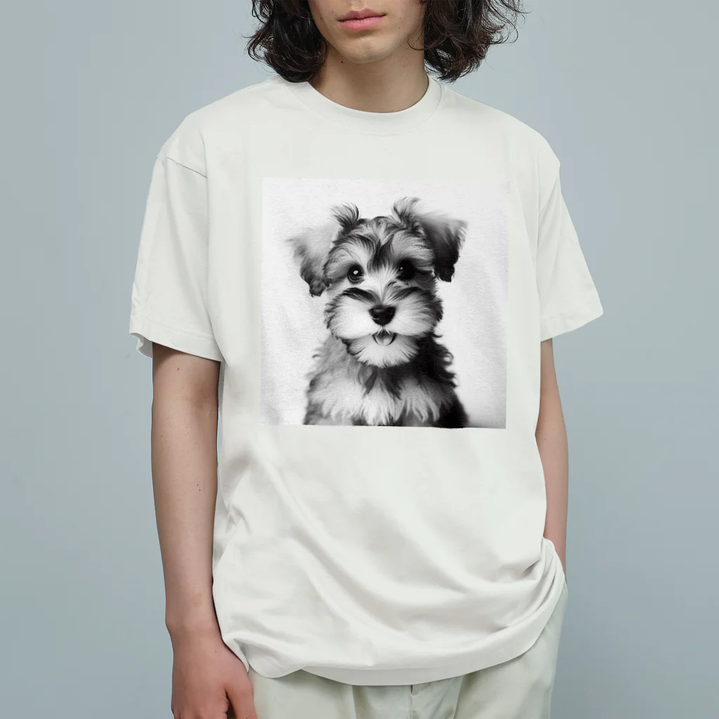 POOどるのミニシュナ オーガニックコットンTシャツ