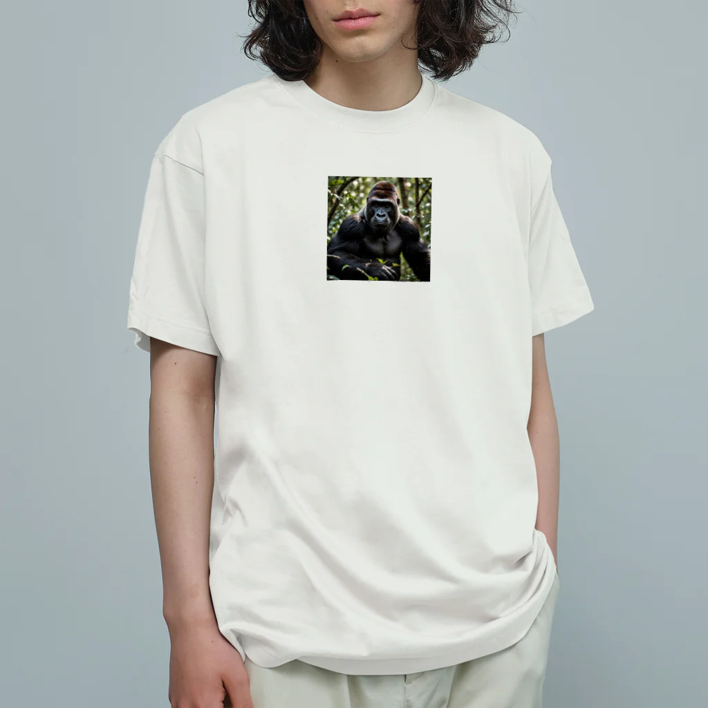 animalzのミステリアスで力強い、ジャングルの王者ゴリラが登場！ Organic Cotton T-Shirt