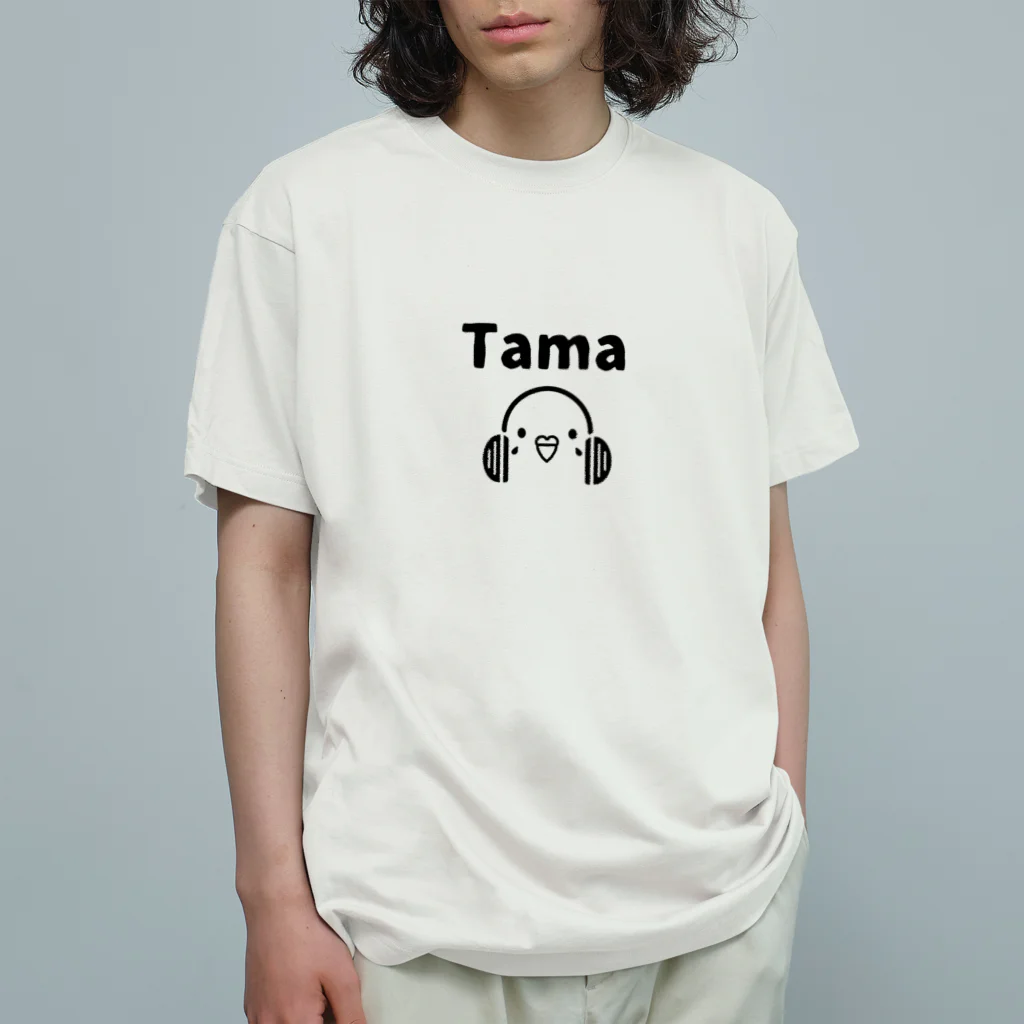 Tama☆のTamaTシャツ ヘッドホンペンちゃん オーガニックコットンTシャツ