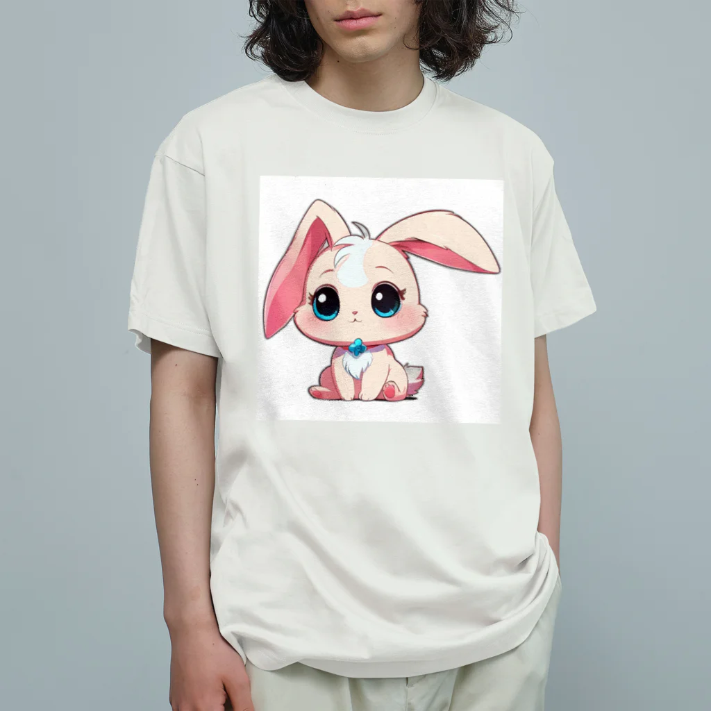 ちょっといいSHOPのちびアニマル（うさぎ） Organic Cotton T-Shirt