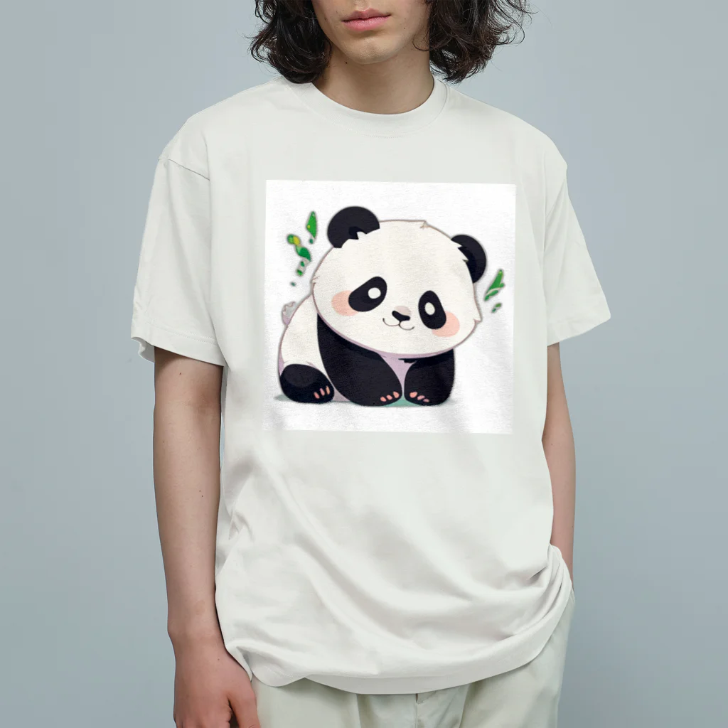 ちょっといいSHOPのちびアニマル（パンダ） Organic Cotton T-Shirt