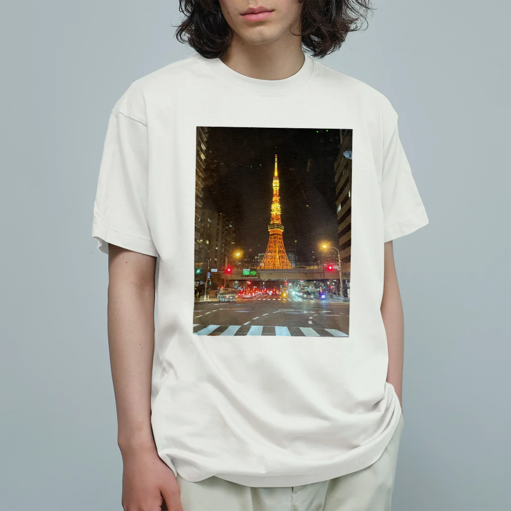 JohnDo Shopの東京タワー オーガニックコットンTシャツ