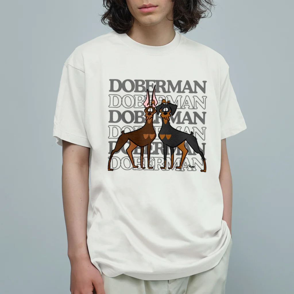 Mii.のDOBERMAN オーガニックコットンTシャツ