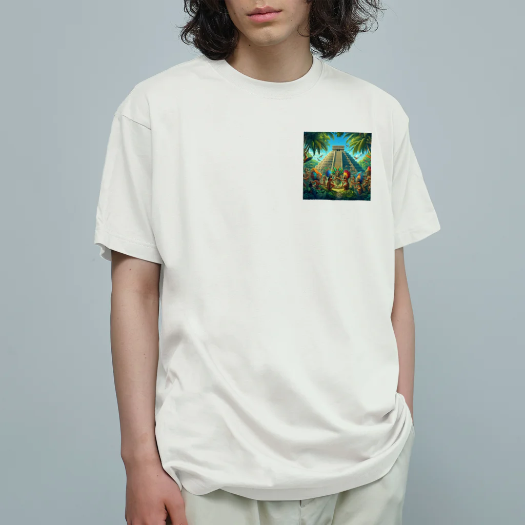 うりこみ屋のマヤの人々 Organic Cotton T-Shirt