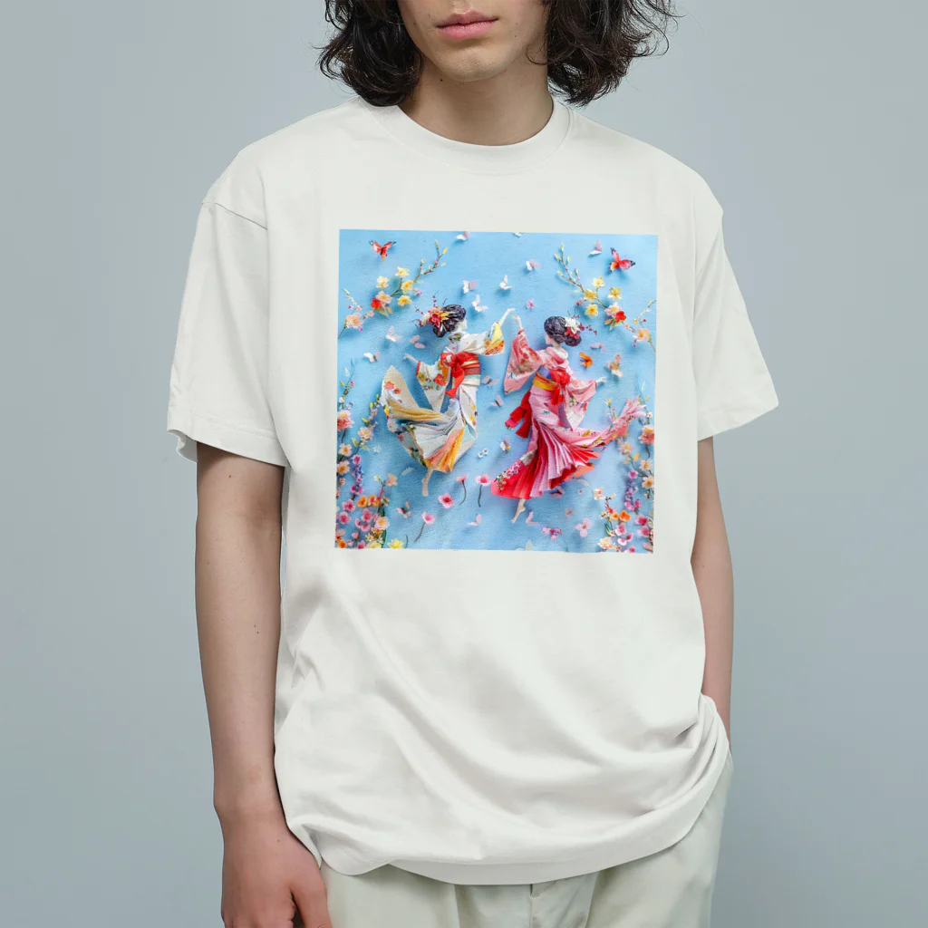 AQUAMETAVERSEの折紙人形アート　なでしこ1478 Organic Cotton T-Shirt