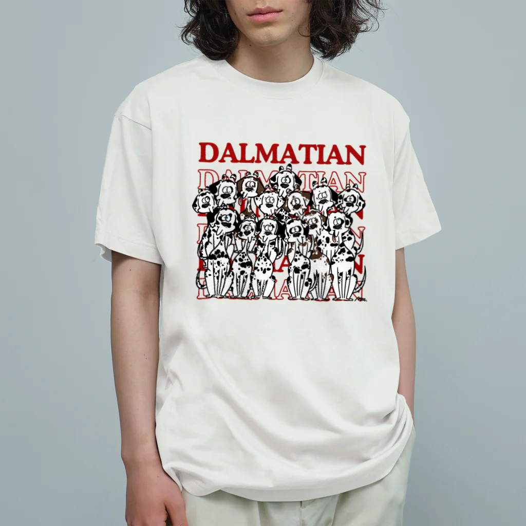 Mii.のDALMATIAN オーガニックコットンTシャツ