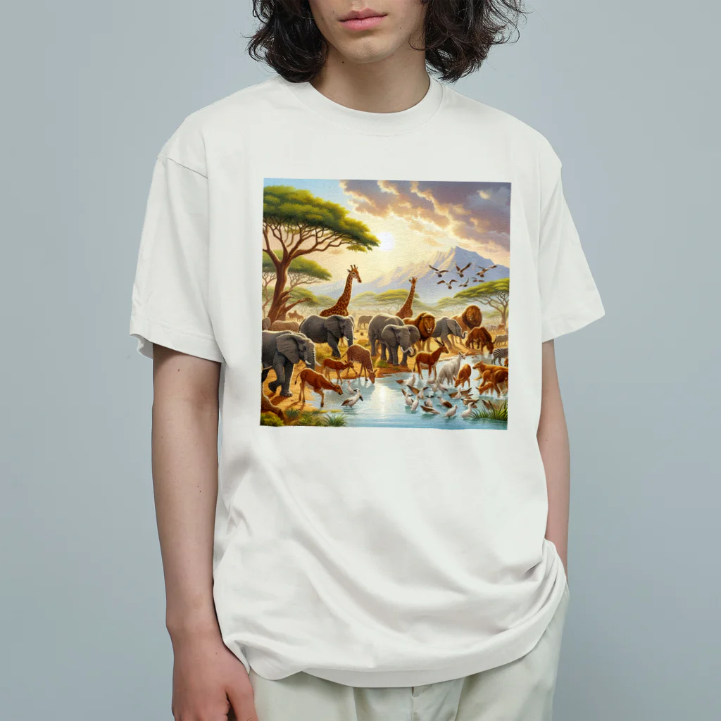 MKTU51のオアシス Organic Cotton T-Shirt