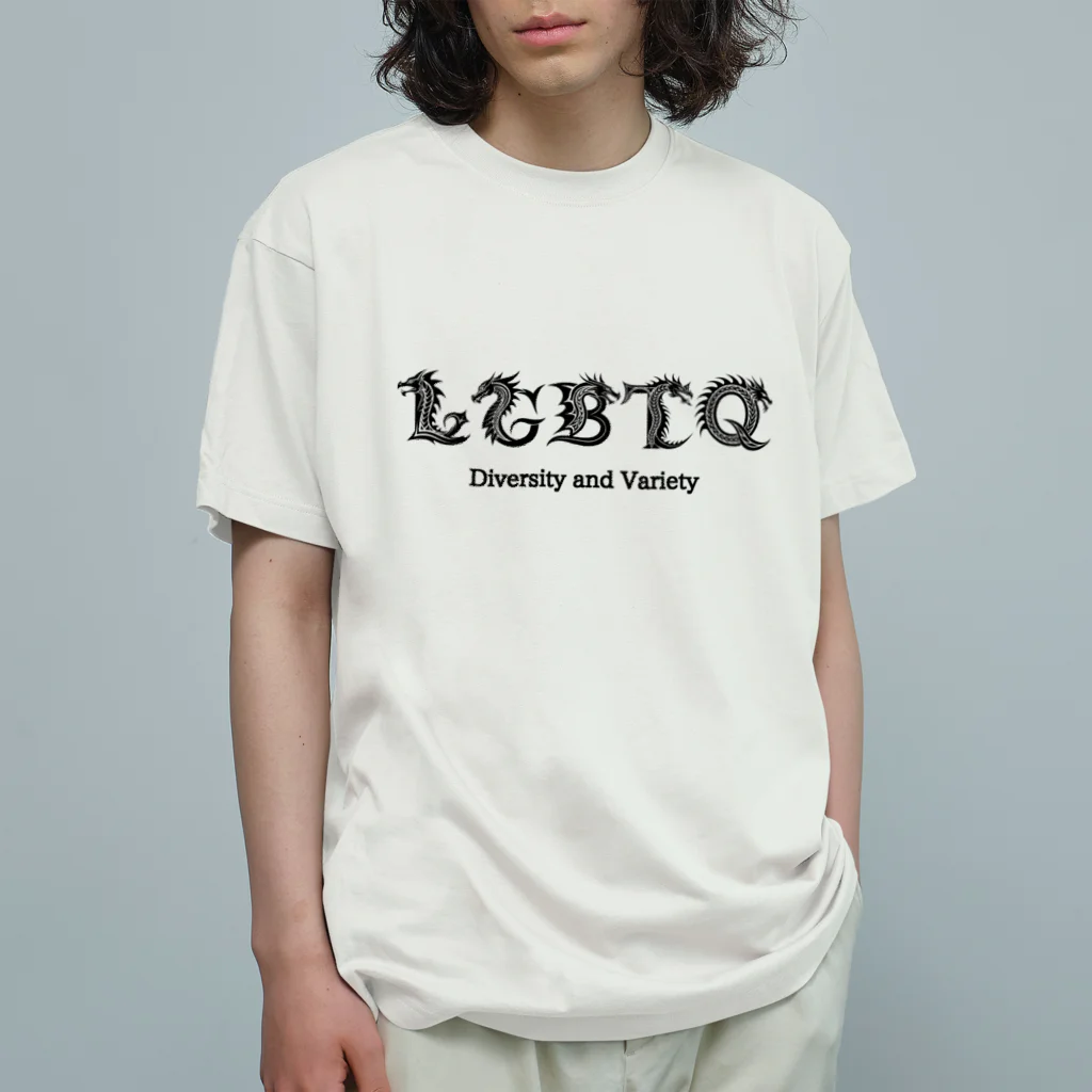 AwagoModeのLGBTQ　Type2 (7) オーガニックコットンTシャツ