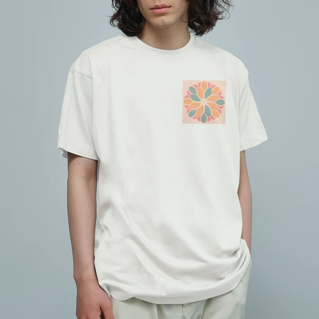 癒しの部屋🐾໒꒱のFlower🌸 Organic Cotton T-Shirt