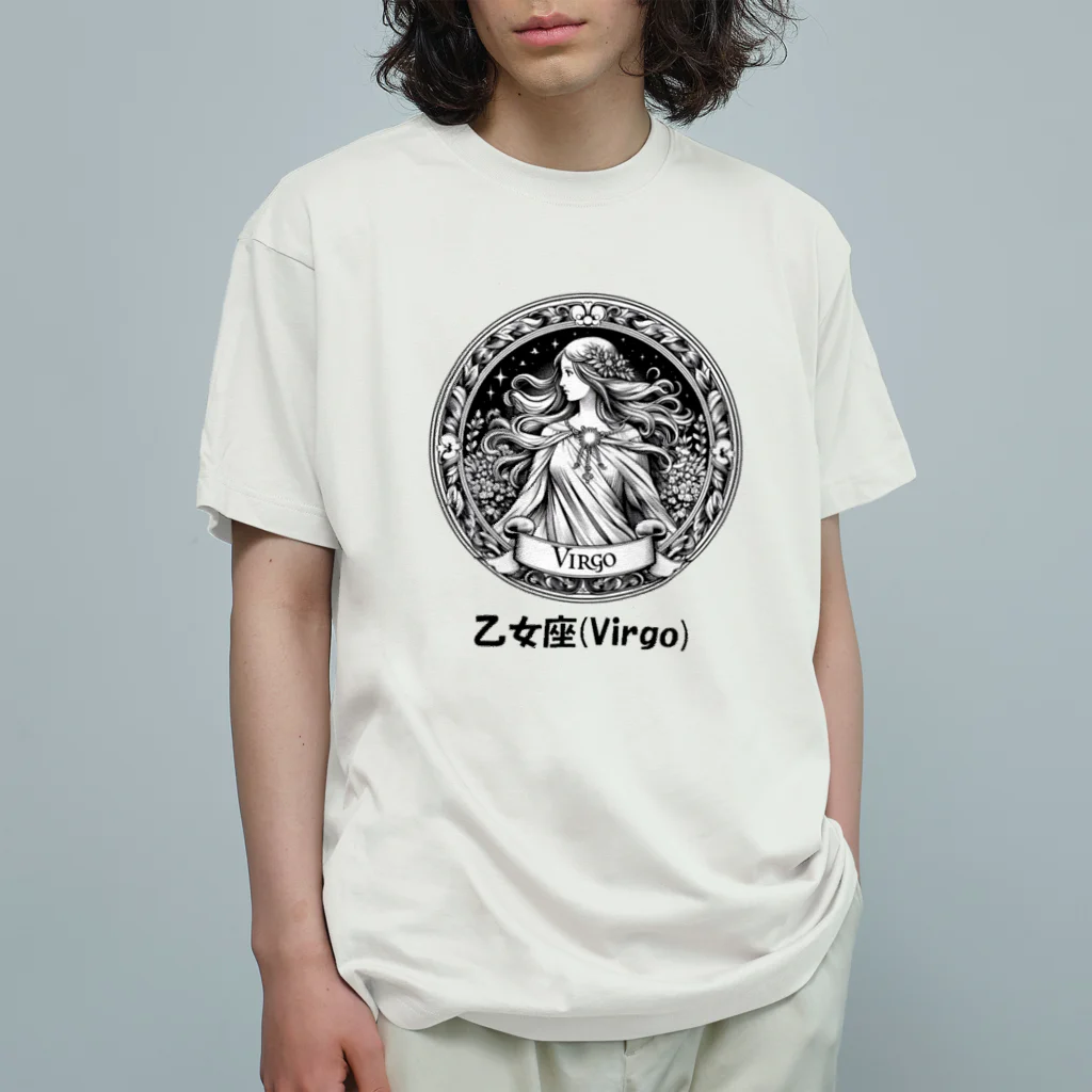 keystoneの乙女座(Virgo) オーガニックコットンTシャツ