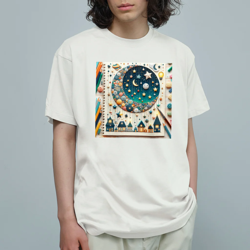 Mizのゆるハウスの夜空の煌き✨ オーガニックコットンTシャツ