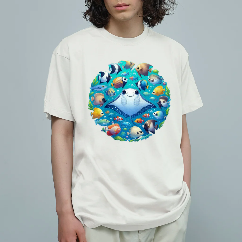 パパリスのOceanズ オーガニックコットンTシャツ