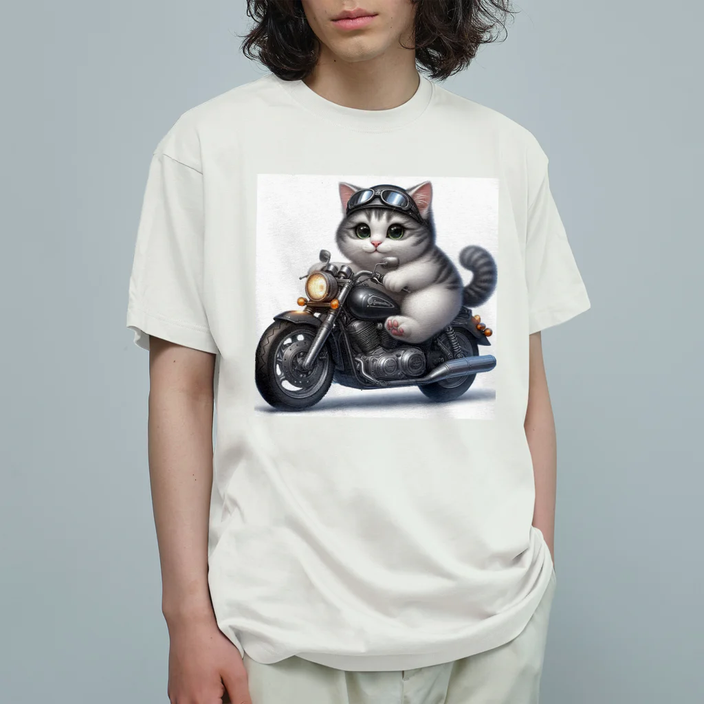 Creation CATのライダーCAT Organic Cotton T-Shirt