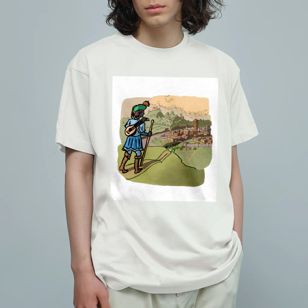 seki_takoyakiの旅芸人 Organic Cotton T-Shirt