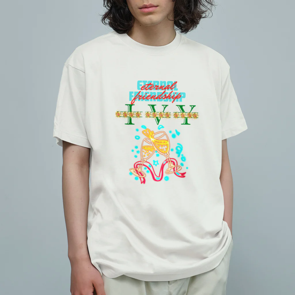 ivybloonの仲間と乾杯 オーガニックコットンTシャツ