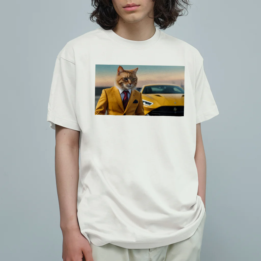 ADOの大富豪の猫 Organic Cotton T-Shirt