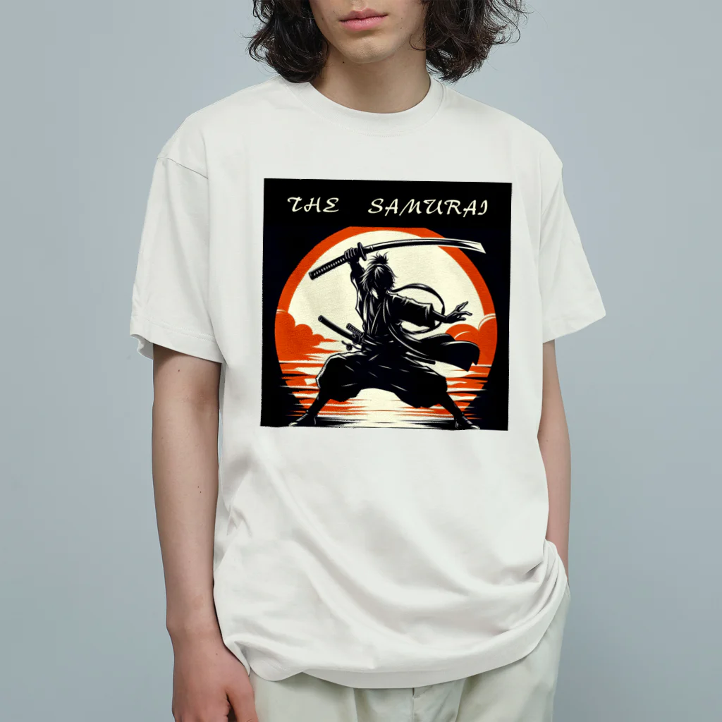 horiken888のザ　サムライ オーガニックコットンTシャツ