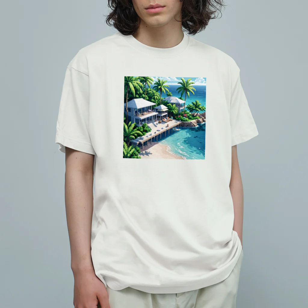 Paradise ExploreのCrystal Bay Resort オーガニックコットンTシャツ