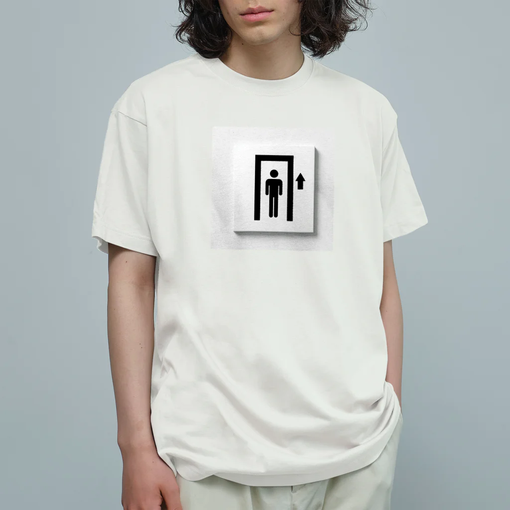 aoharu2005のエレベーター オーガニックコットンTシャツ