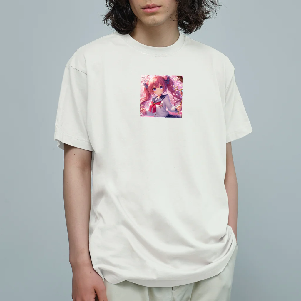 RUI_のオリジナルショップのかわいい女の子のキャラクターグッズ Organic Cotton T-Shirt