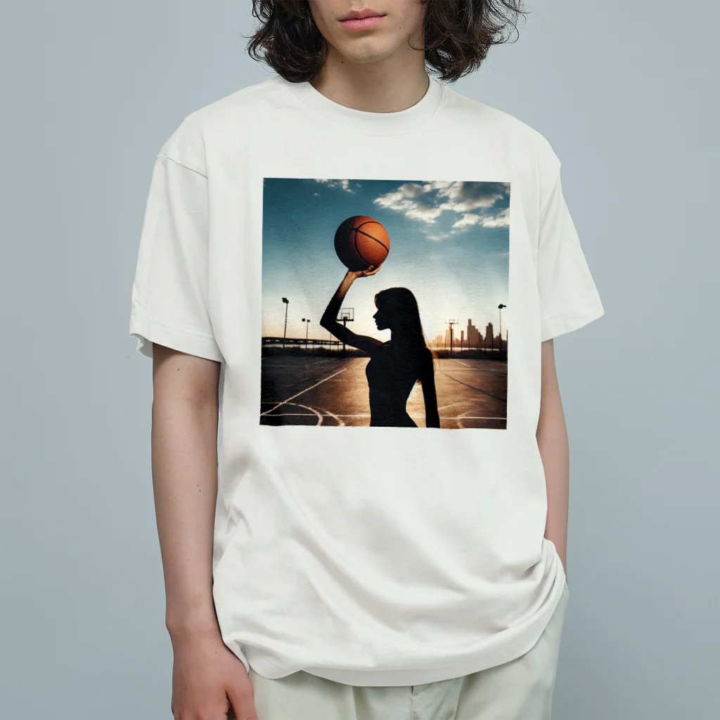 hikaLinootoのbasketgirl オーガニックコットンTシャツ