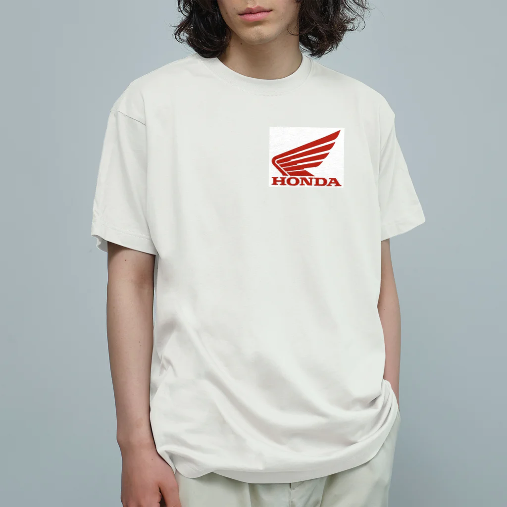 ysp1100のHONDAウィングマークです。 Organic Cotton T-Shirt