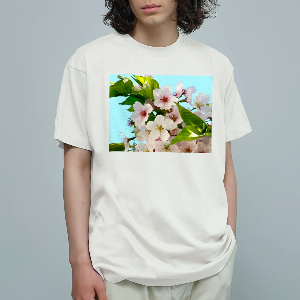 atelier_lapislazuliの桜 オーガニックコットンTシャツ