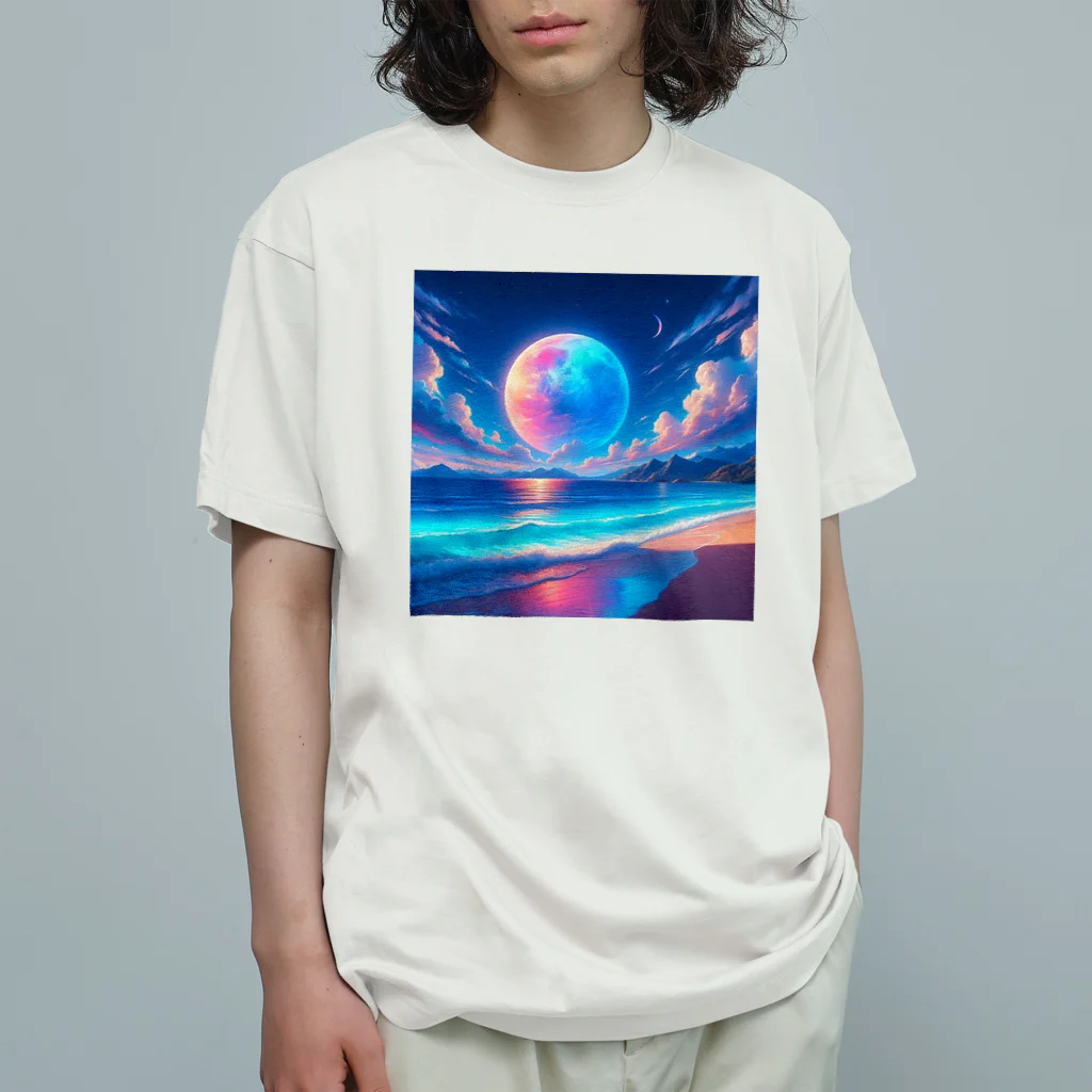 8kn356231の海 Organic Cotton T-Shirt