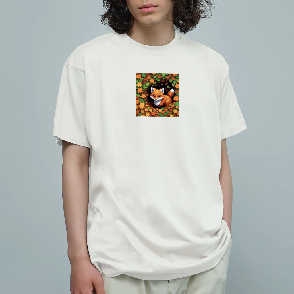 ive-5911の森の中のキツネ Organic Cotton T-Shirt