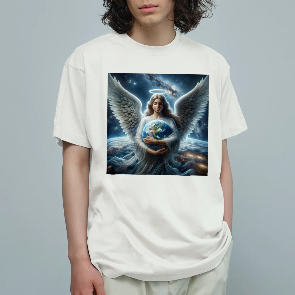 Go_the_world_の天使 オーガニックコットンTシャツ