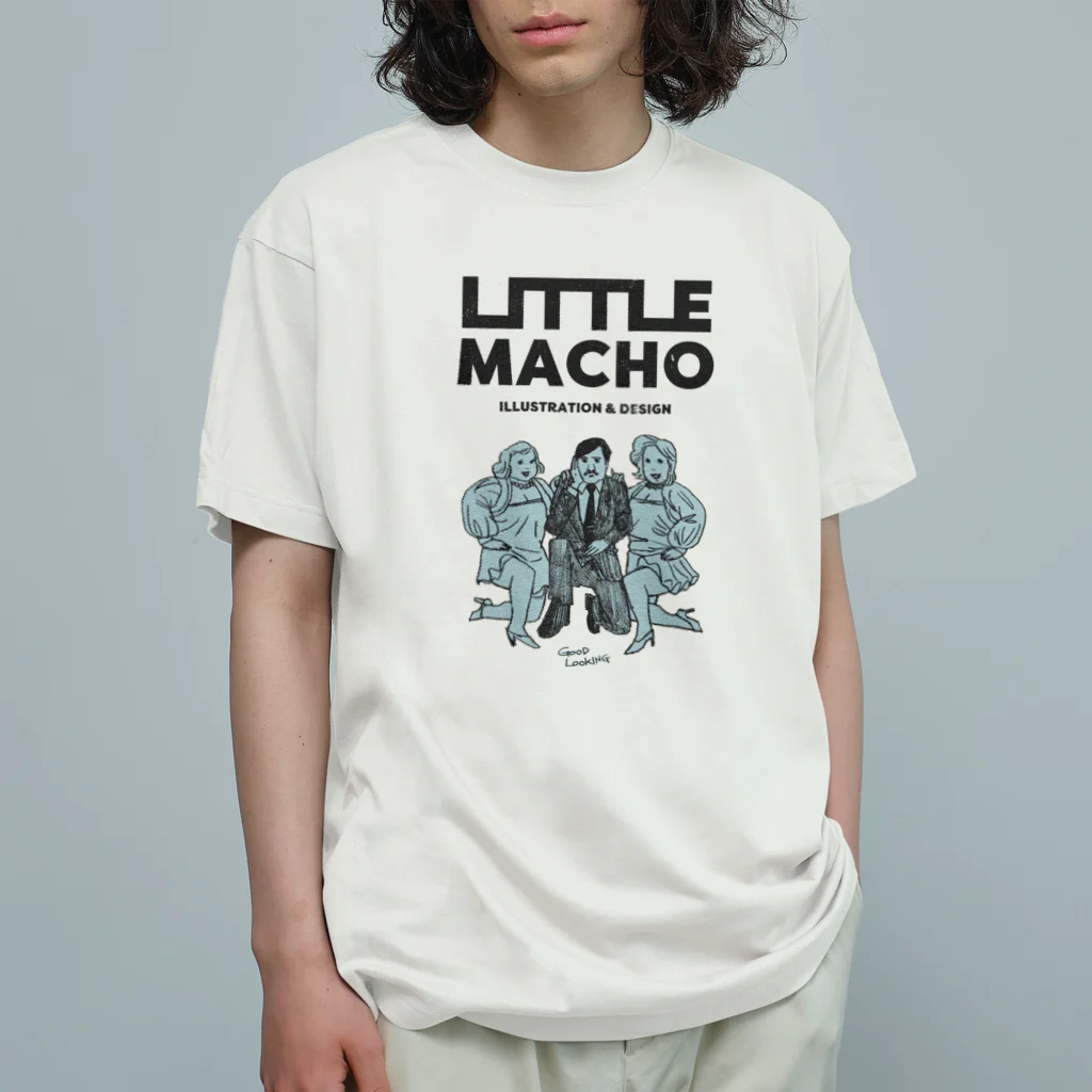 Little Machoの-LITTLE MACHO- ナイスガイ オーガニックコットンTシャツ